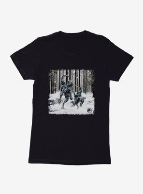 Jurassic World Dominion Forest Hunt Womens T-Shirt