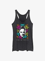 Marvel Thor: Love And Thunder Valkyrie Logos Womens Tank Top