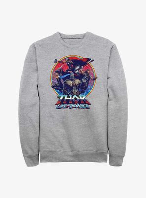 Marvel Thor: Love And Thunder Group Emblem Sweatshirt