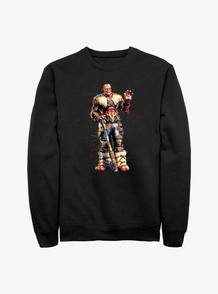 Marvel Thor: Love And Thunder Korg Paint Sweatshirt