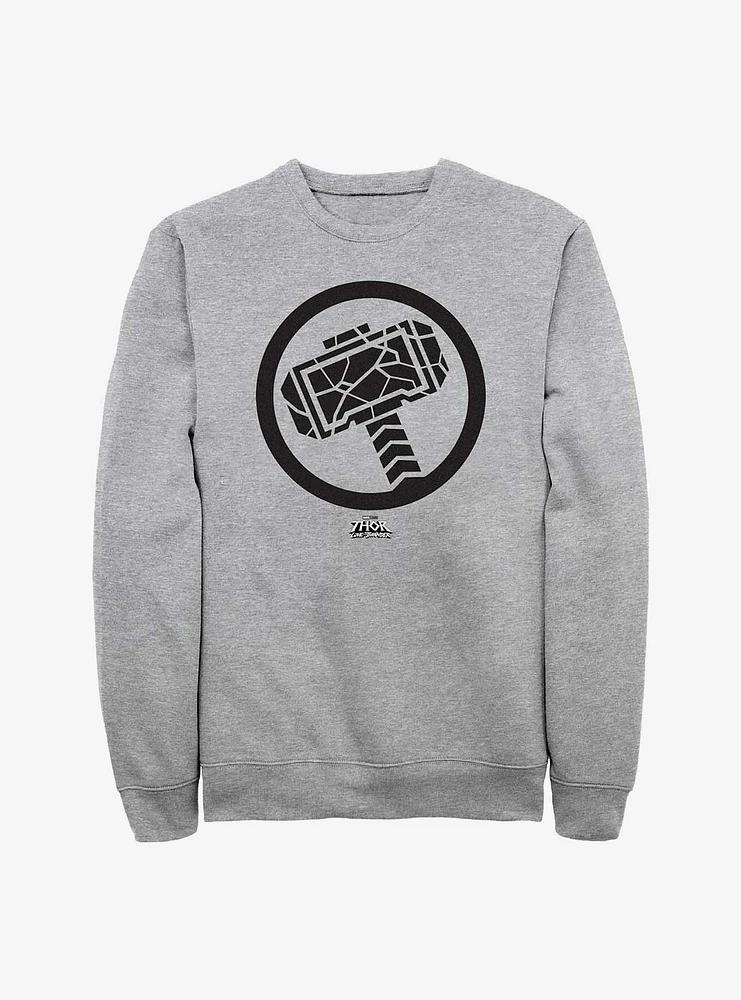 Marvel Thor: Love And Thunder Mjolnir Sweatshirt