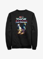 Marvel Thor: Love And Thunder Rainbow Goats Sweatshirt