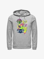 Marvel Thor: Love And Thunder New Asgard Neon Icons Hoodie