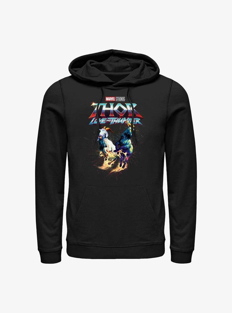 Marvel Thor: Love And Thunder Rainbow Goats Hoodie