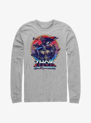Marvel Thor: Love And Thunder Group Emblem Long Sleeve T-Shirt