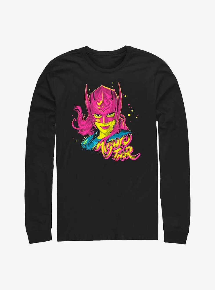 Marvel Thor: Love And Thunder Pop Art Mighty Thor Long Sleeve T-Shirt