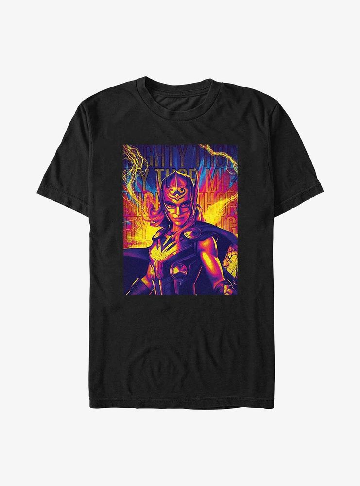 Marvel Thor: Love And Thunder Mighty Thor Lightning T-Shirt