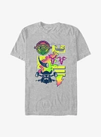 Marvel Thor: Love And Thunder New Asgard Neon Icons T-Shirt