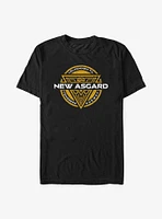 Marvel Thor: Love And Thunder Velkomnen Til New Asgard Badge T-Shirt