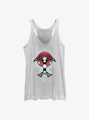 Marvel Thor: Love And Thunder Blue Splatter Cosplay Womens Tank Top