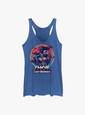 Marvel Thor: Love And Thunder Group Emblem Womens Tank Top