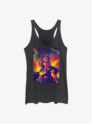 Marvel Thor: Love And Thunder Mighty Thor Lightning Womens Tank Top