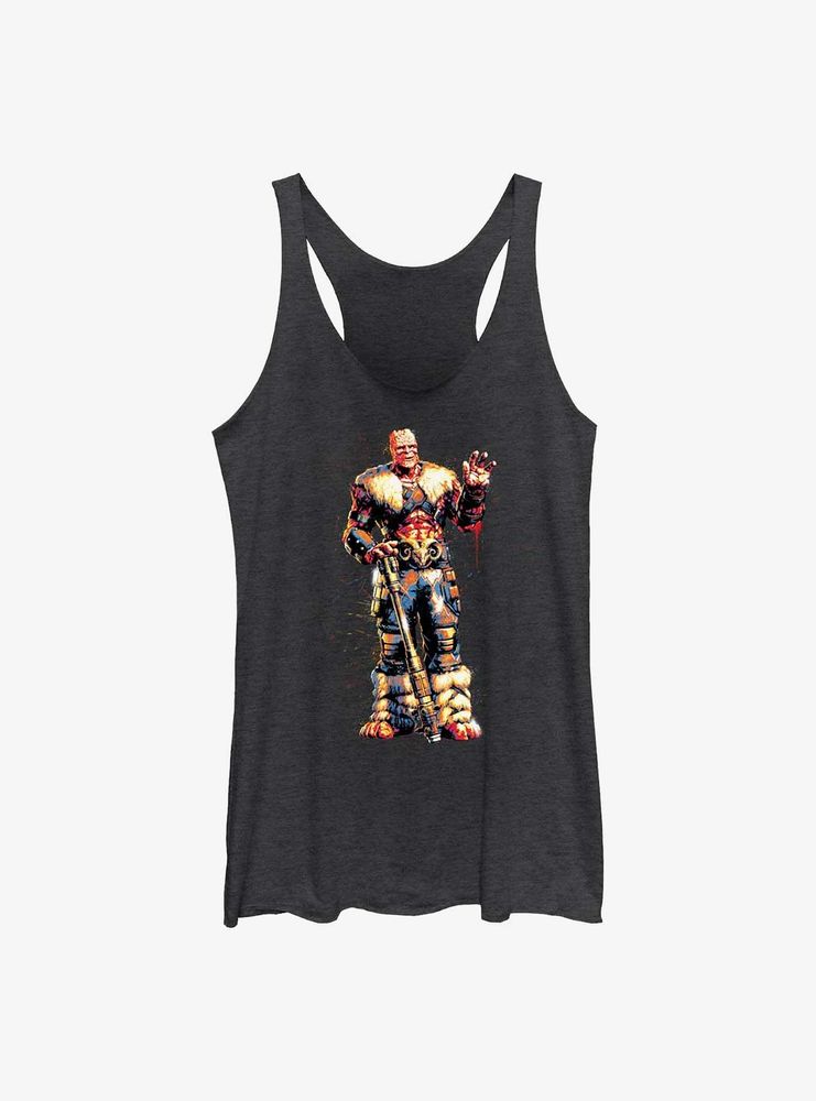 Marvel Thor: Love And Thunder Korg Paint Womens Tank Top