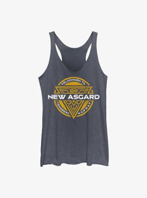 Marvel Thor: Love And Thunder Velkomnen Til New Asgard Badge Womens Tank Top