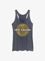Marvel Thor: Love And Thunder Velkomnen Til New Asgard Badge Womens Tank Top