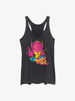 Marvel Thor: Love And Thunder Pop Art Mighty Thor Womens Tank Top