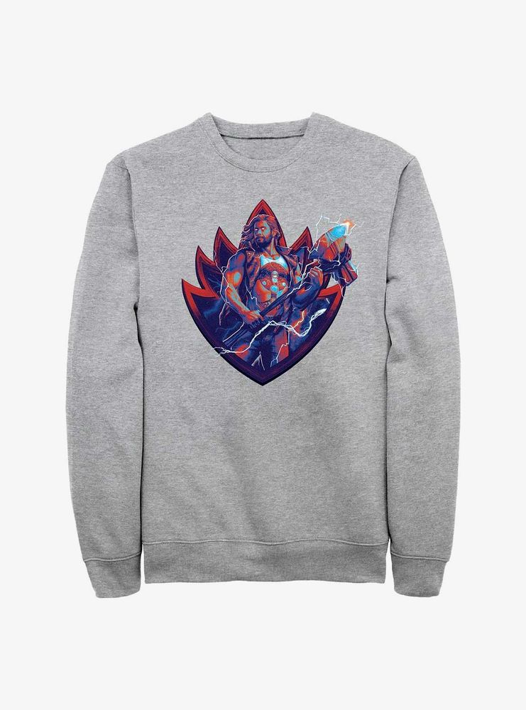 Marvel Thor: Love And Thunder Guardian Thor Badge Sweatshirt