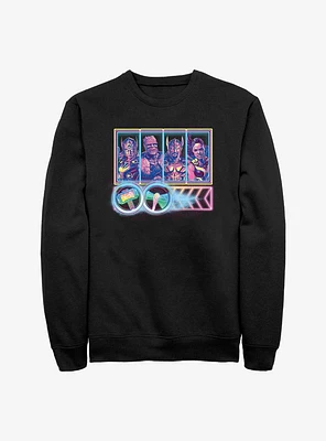 Marvel Thor: Love And Thunder Neon Character Select Sweatshirt
