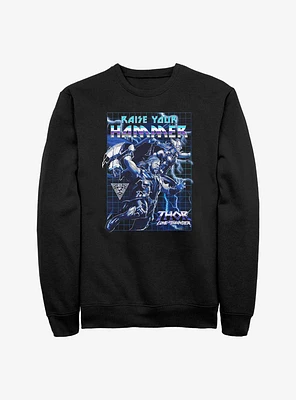Marvel Thor: Love And Thunder Raise Your Hammer Sweatshirt