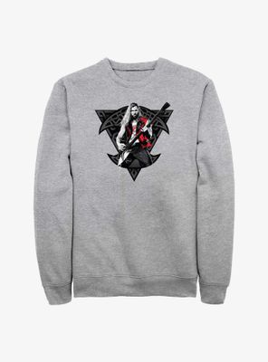 Marvel Thor: Love And Thunder Rocker Viking Thor Sweatshirt