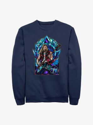 Marvel Thor: Love And Thunder Stained Glass Rocker Sweatshirt