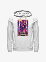 Marvel Thor: Love And Thunder Neon Poster Hoodie