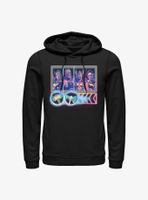 Marvel Thor: Love And Thunder Neon Character Select Hoodie