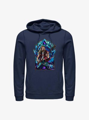 Marvel Thor: Love And Thunder Stained Glass Rocker Hoodie