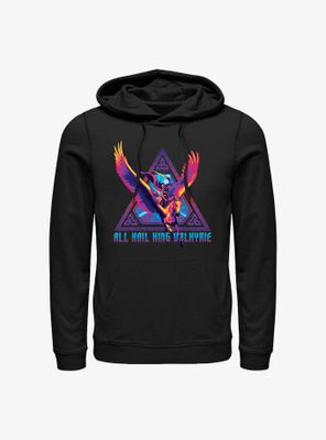 Marvel Thor: Love And Thunder All Hail King Valkyrie Badge Hoodie