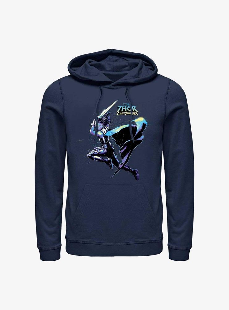 Marvel Thor: Love And Thunder Valkyrie Hero Shot Hoodie