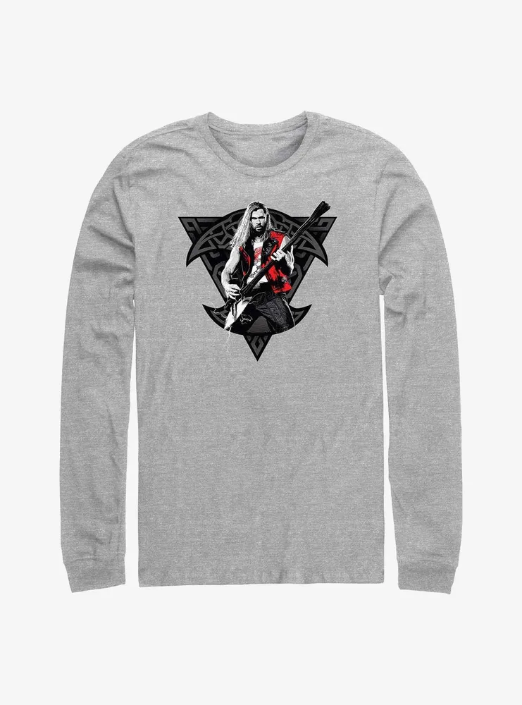 Marvel Thor: Love And Thunder Rocker Viking Thor Long Sleeve T-Shirt