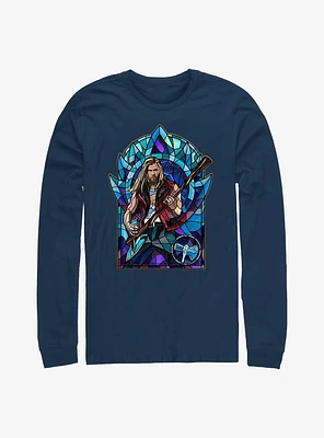 Marvel Thor: Love And Thunder Stained Glass Rocker Long Sleeve T-Shirt