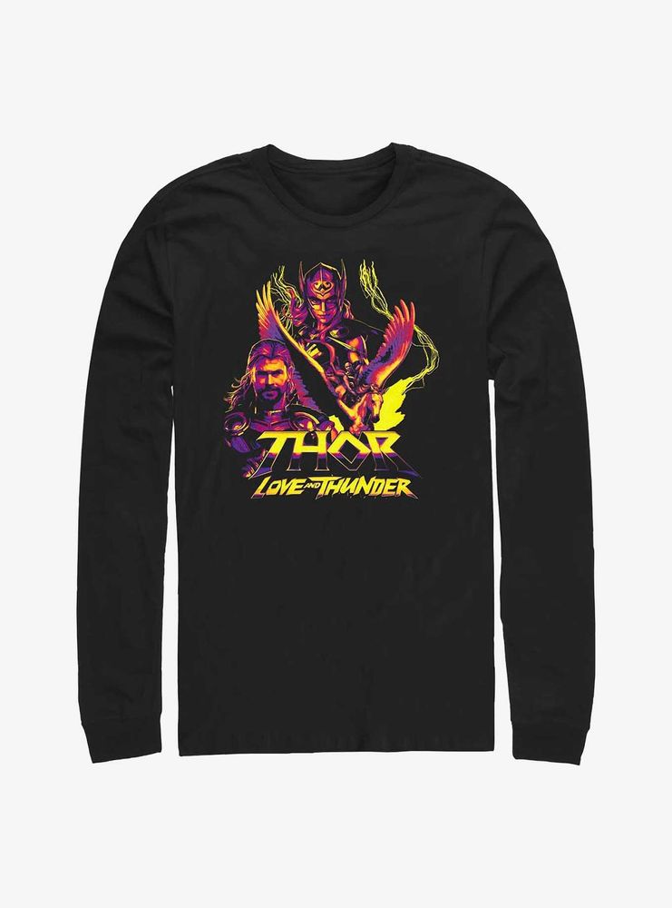 Marvel Thor: Love And Thunder Character Trio Long Sleeve T-Shirt