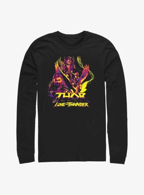 Marvel Thor: Love And Thunder Character Trio Long Sleeve T-Shirt