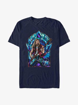Marvel Thor: Love And Thunder Stained Glass Rocker T-Shirt