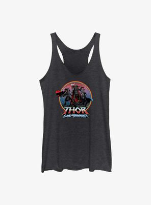 Marvel Thor: Love And Thunder Asgardians Circle Badge Womens Tank Top