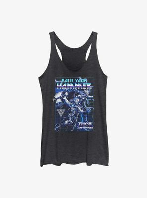 Marvel Thor: Love And Thunder Raise Your Hammer Womens Tank Top