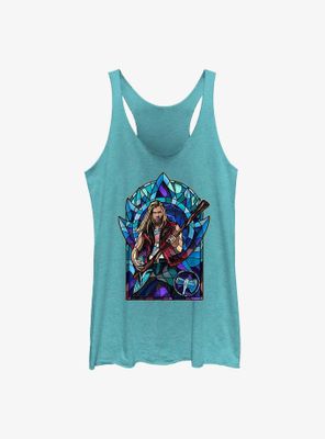 Marvel Thor: Love And Thunder Stained Glass Rocker Womens Tank Top