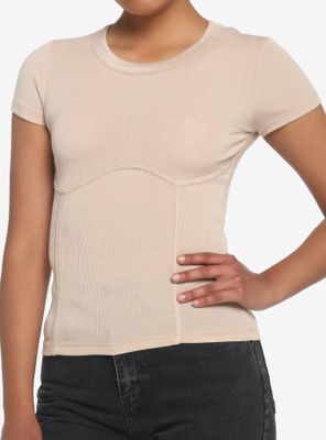 Almond Seam Girls T-Shirt