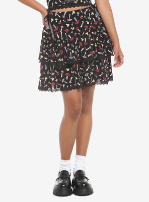 Cottage Critters Lace-Up Tiered Skirt