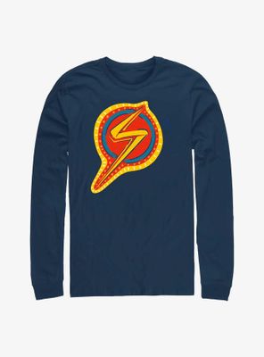 Marvel Ms. Decorative Symbol Long-Sleeve T-Shirt