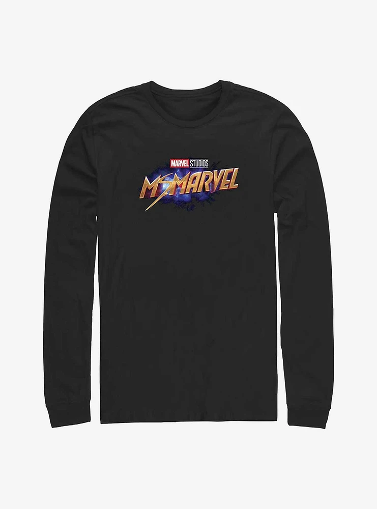 Marvel Ms. Logo Long-Sleeve T-Shirt