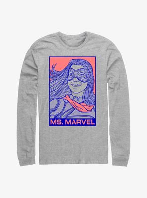 Marvel Ms. Pop Ms Long-Sleeve T-Shirt
