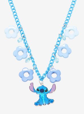 Disney Lilo & Stitch Flower Charm Necklace