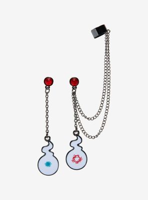 Toilet-Bound Hanako-Kun Hakujoudai Mismatch Cuff Earrings