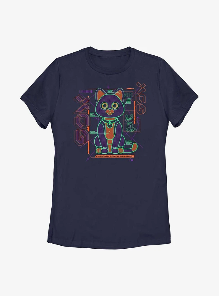 Disney Pixar Lightyear Sox Schematic Womens T-Shirt