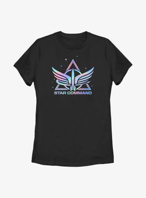 Disney Pixar Lightyear Star Command Rainbow Womens T-Shirt