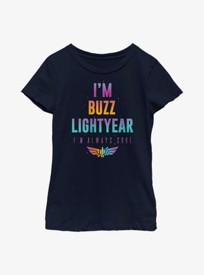 Disney Pixar Lightyear Being Buzz Youth Girls T-Shirt