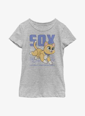 Disney Pixar Lightyear Sox Sketch Youth Girls T-Shirt