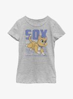 Disney Pixar Lightyear Sox Sketch Youth Girls T-Shirt